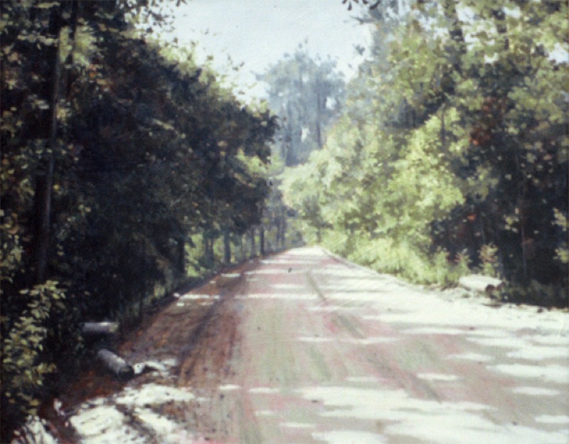 Country Road — oil on canvas by Harold Davis