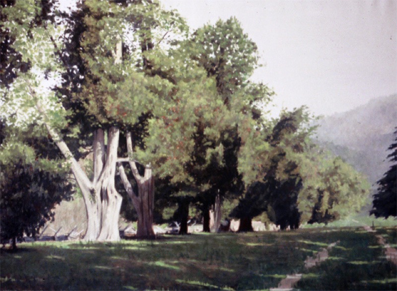 Carter's Grove — oil on canvas by Harold Davis