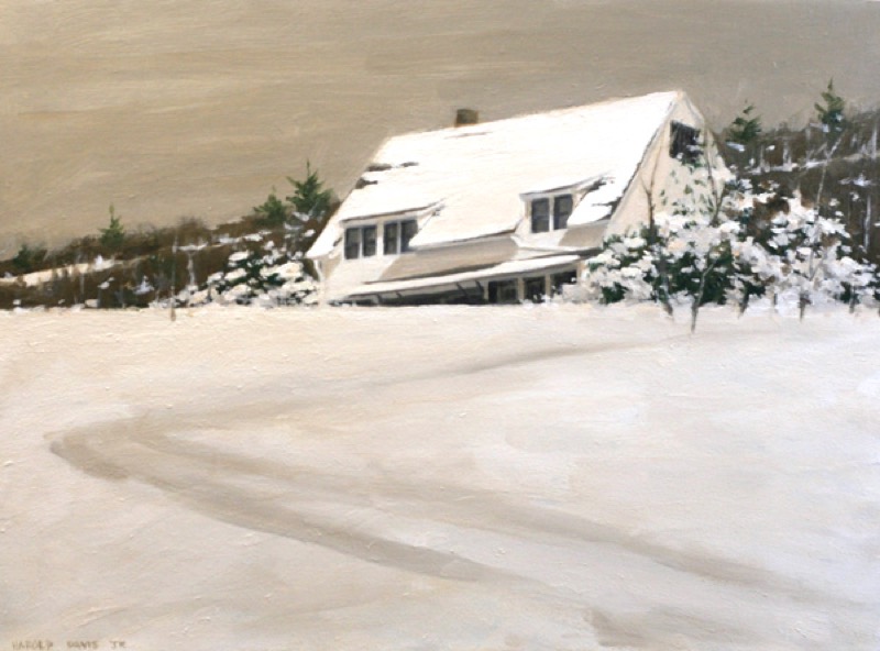 View from the Top — oil on canvas by Harold Davis