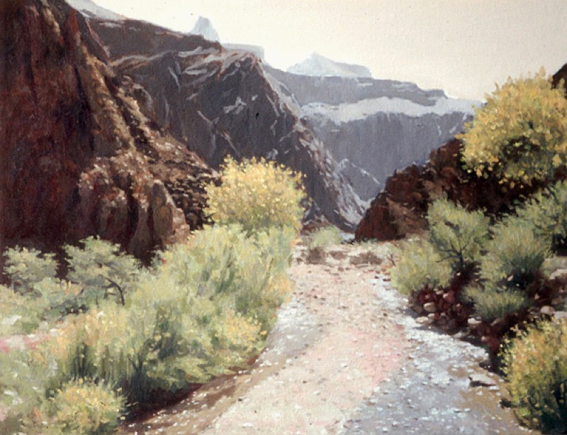 Grand Canyon — oil on canvas by Harold Davis