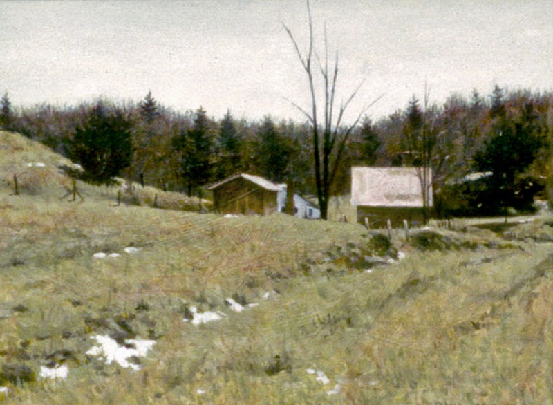 The Cove — oil on canvas by Harold Davis