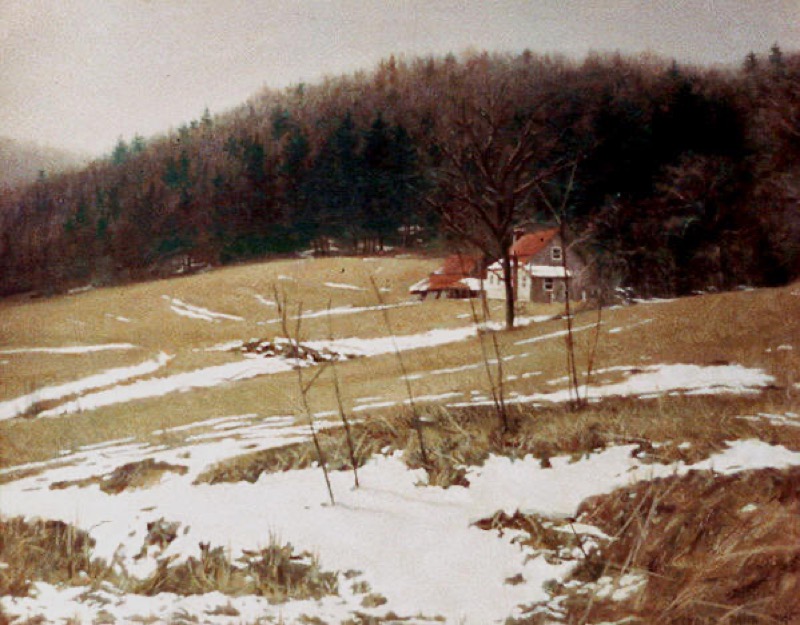Winter Day — oil on canvas by Harold Davis