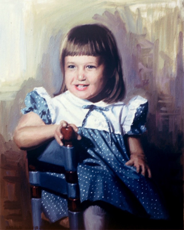 Lisa Moore — oil on canvas by Harold Davis