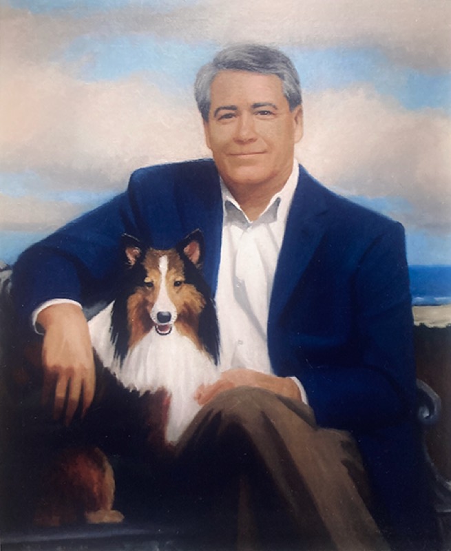 Bill Cook — oil on canvas by Harold Davis