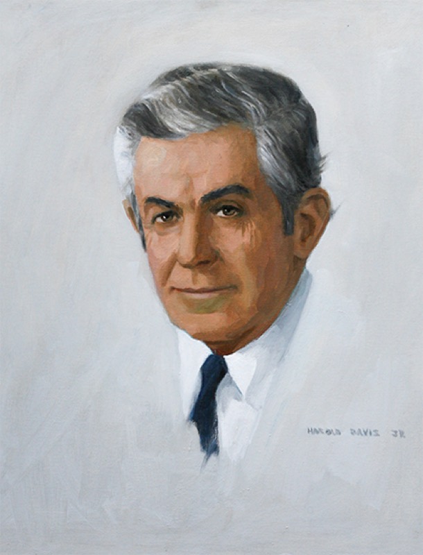 Dr. Maxie Davis — oil on canvas by Harold Davis