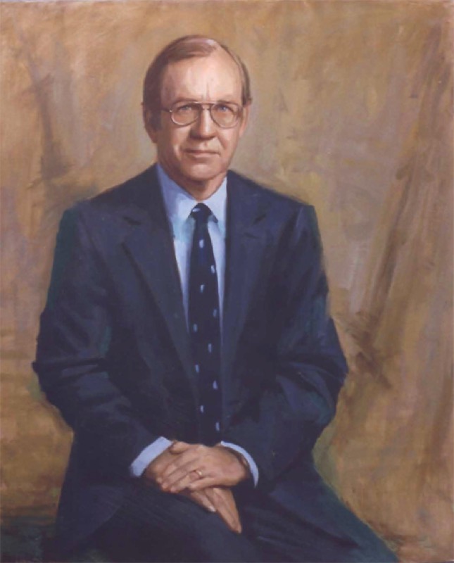 Dr. Mitch Sams — oil on canvas by Harold Davis