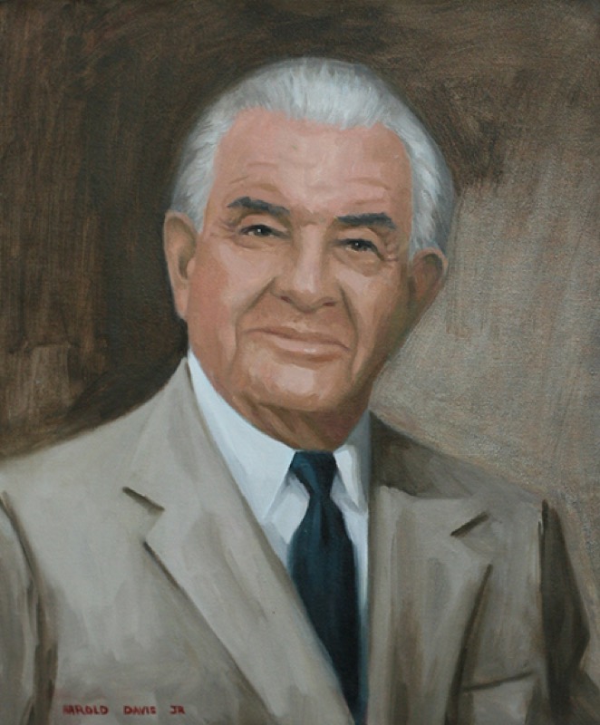 Mr. Herbert Coleman — oil on canvas by Harold Davis