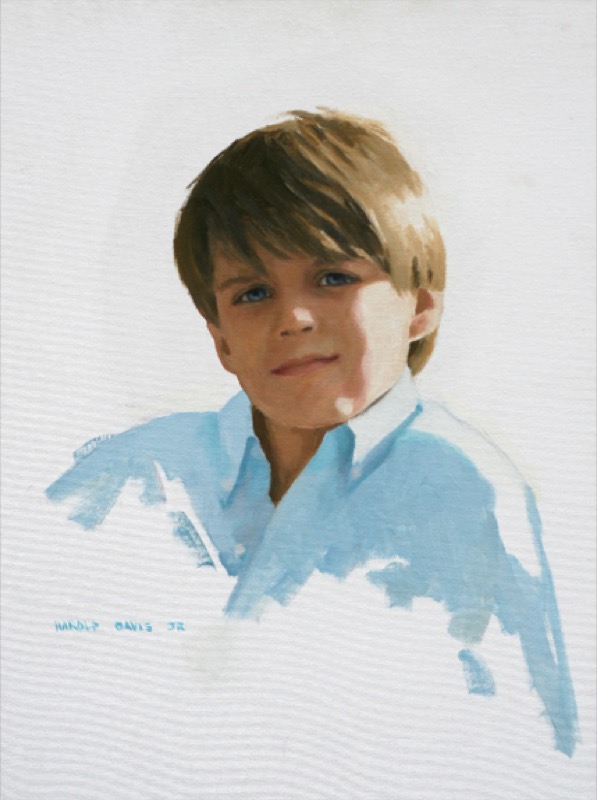 Sam Oppenheimer — oil on canvas by Harold Davis