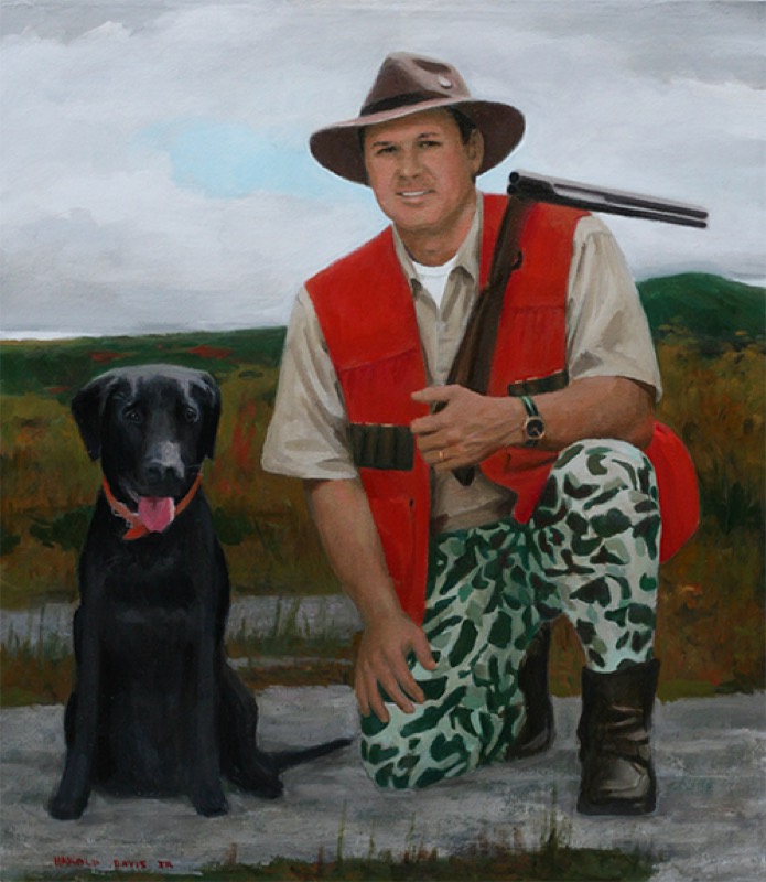 William Lamb — oil on canvas by Harold Davis